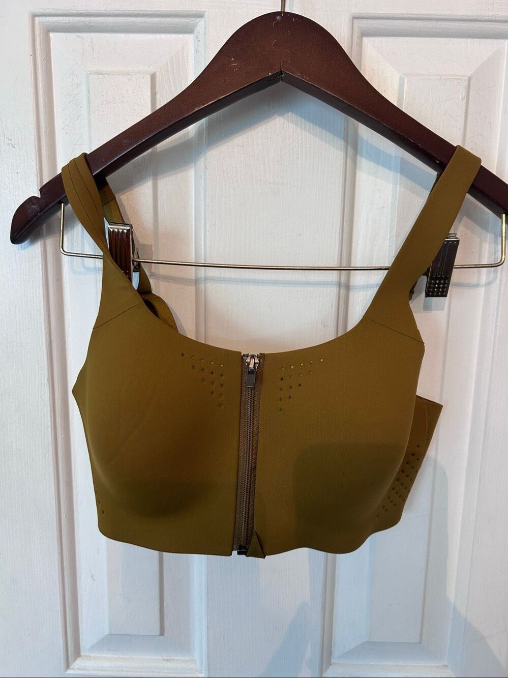 VSX Featherweight Max™ Front-Close Sports Bra olive green NEW
